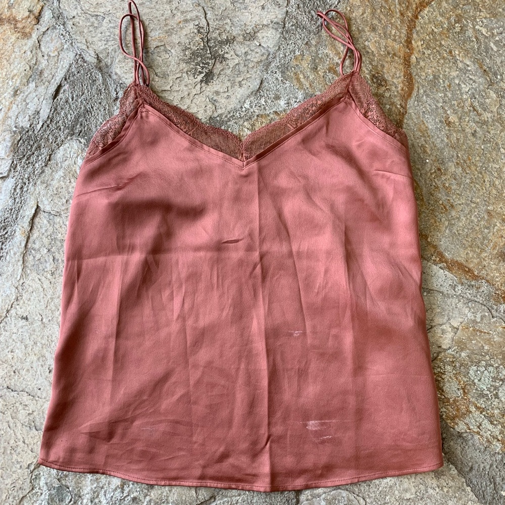 Abercrombie Bronze lace top